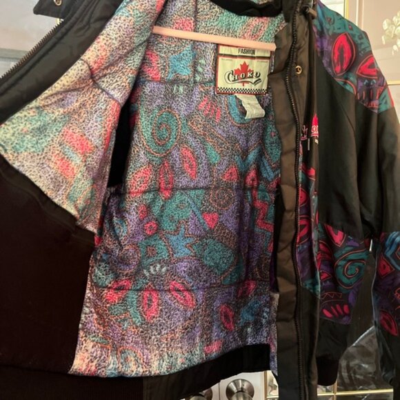 Vintage 90s Choko Heavy Duty Snowmobile Winter Coat Jacket Women's XXL Rare - Picture 7 of 12